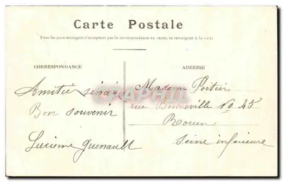 Montrichard — Kasteel van de Torens — uitgave Jollet SGIP — Achterkant