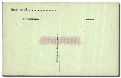 Cheverny (L.-et-C.) — Zamek — Tkanina przedstawiająca porwanie pięknej Heleny — A.P. — Rewers