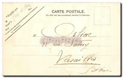 Souday — l'Église — Ed. Imp. Garreau à Vibraye — Verso