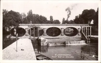 Ponte sobre a Sauldre em Romorantin — editor Etoile, n°6