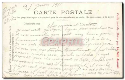 Ponte sobre a Sauldre em Romorantin — editor Etoile, n°6 — Verso