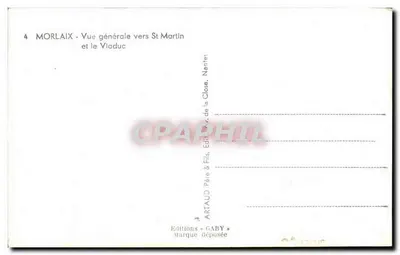 Morlaix — Vista generale verso Saint-Martin e il Viaduc — Edizioni Gaby — Verso