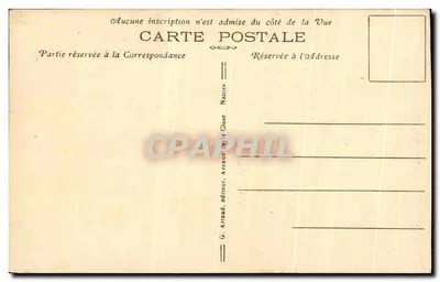 Morlaix — Kąt portu pod srebrnym księżykiem — G. Arnaud, wydawca, Nantes — Rewers