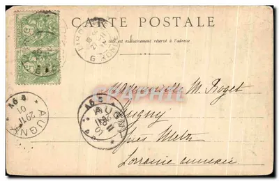 Stara pocztówka Stary Morlaix — Le Pave — Rewers