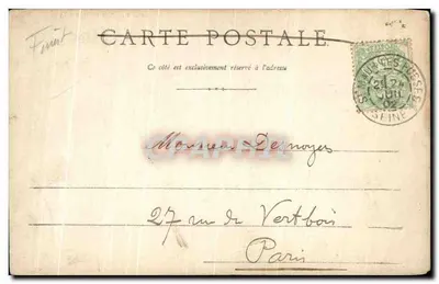 Vieux MORLAIX — Le Pavé — éditeur N. Ohants — Rückseite