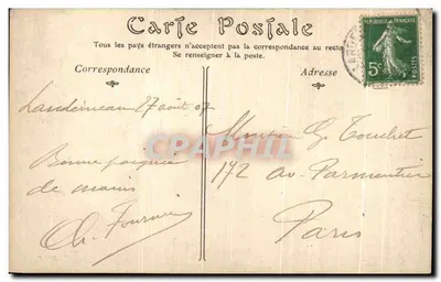 Morlaix — Stare domy i perspektywa Grande-Rue — Wydawca nie widoczny, n° 20 — Rewers