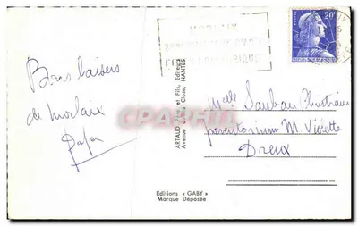 Morlaix — Vista general y lugares emblemáticos — Ediciones Gaby — Reverso