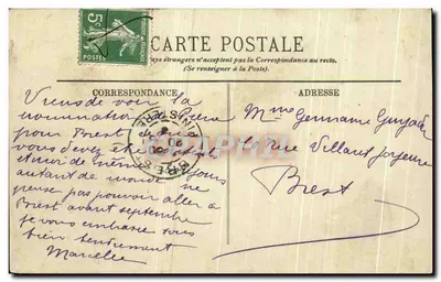 Morlaix — Il Teatro e la Rue de Brest — LL. n°12 — Verso
