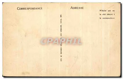 Morlaix — O Hotel d'Europe — LL — Verso