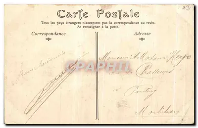 Morlaix — Widok na basen z mostu wienckiego — Wydawca: P. 13 — Rewers