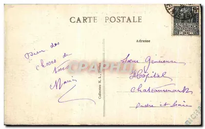 Morlaix (Finistère) — Ogólny widok z zamku — S. Raphael — Rewers
