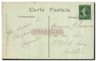 Omgeving van Morlaix — Locquénole, de Regatten in Coatilés — ND Phot. — Achterkant