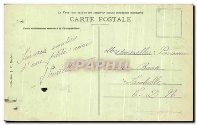 Morlaix (Finistère) — Vista geral da Cidade — editor desconhecido, n°7 — Verso
