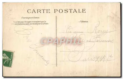 Morlaix — Velhas Casas do Pavé — Editor não identificado, n° de série 1 — Verso