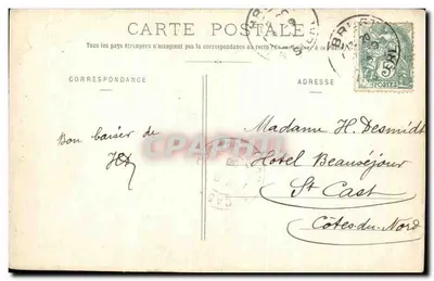 Morlaix — Perspectiva do Viaduto — G.R.N.G. — Verso