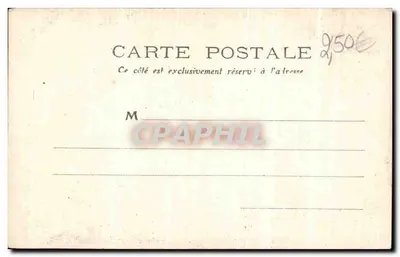 Morlaix - Velha Casa, Rua das Vindimas — Coleção Andrieux, editor Toute la Bretagne, n°4 — Verso