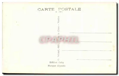 Morlaix - Igreja de Santa Mélaine - Praça Thiers — Gaby, n°53 — Verso