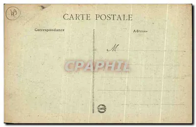 Stara pocztówka Monastere De L'Esviere Angers Mission Des Franciscaines De Sainte Marte Des Anges Orphelins De La Famine Kurda Indes — Rewers