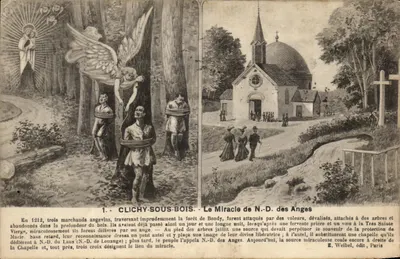 Clichy-sous-Bois — O Milagre de N.-S. dos Anjos — E. Weibel, editor, Paris