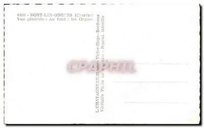 Bort-les-Orgues — Vista geral — editor L. Chatagneau — Verso