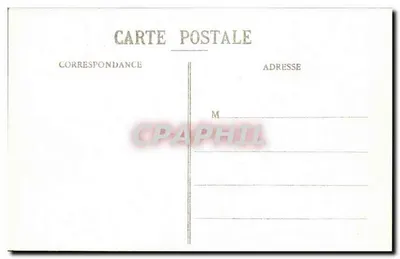 Limoges - Kaszerna 21. Pułku Kawalerii — Wyd. Courrier du Centre, Limoges — Rewers