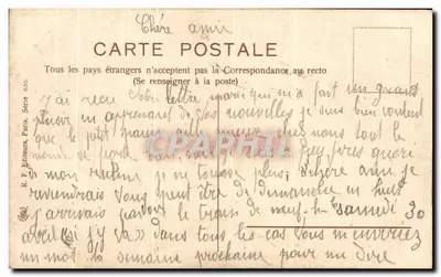 Reséda — flor sem espinhas, perfume delicado — K. F. Editores, Paris, Série 535 — Verso