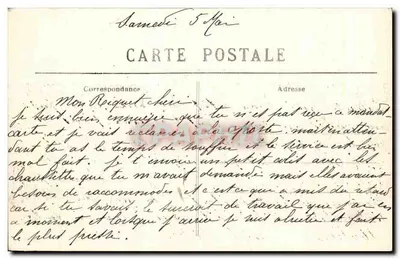 Limoges — O Palácio de Justiça — Editor Anônimo, n° 237 — Verso