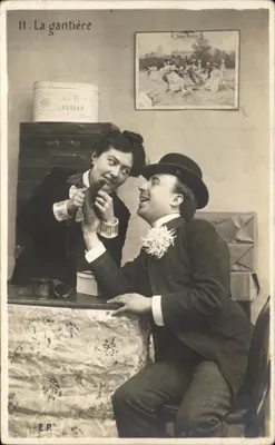 La gantière — cena de loja — E.P. e Laville
