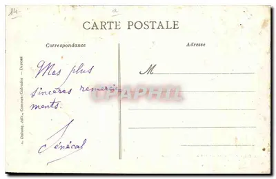 Festynie koronacji N.-D. de Grâce — Honfleur — 19 czerwca 1913 — Biskupi — Rewers