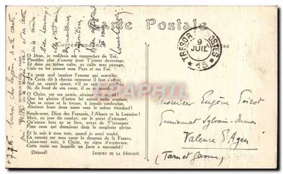 La crucifixión de Jesús — J.-J. Weerts — ND. Fot. — Reverso