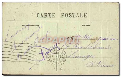 Baía de Douarnenez — Barcos chegando ao link de Pesca — Coleção Villard, Quimper — Verso