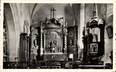 Bonnat (Creuse) — Interior da Igreja — Edição Larraud