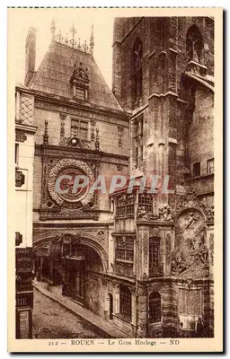 Rouen — O Grande Relógio — ND — 212