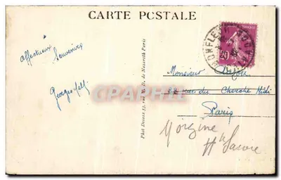 Touques — A Grande-Rua — Lamoureuex editor — Verso