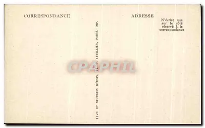 Compiegne — Panorama zamku widziana z kościoła św. Jakuba — Wydawca EL, nr 153 — Rewers