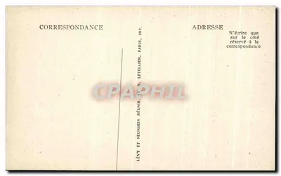 Compiegne — Wieża Napoliona I — Lévy & Letellier, Paryż — Rewers