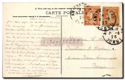 Amiens – Katedra (Strona Stalii) – R. Caron, wydawca, nr 12 — Rewers