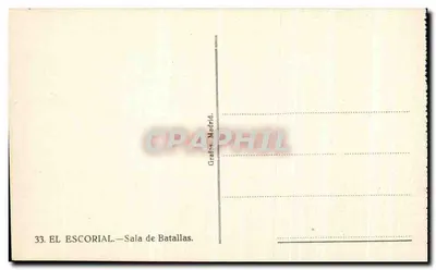 El Escorial — Sala de Batallas — Grafos, Madryt, nr 33 — Rewers