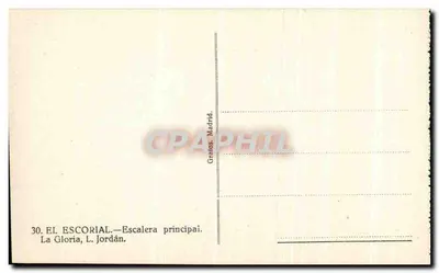 El Escorial — A Glória, L. Jordán — Gratos. Madrid — Verso