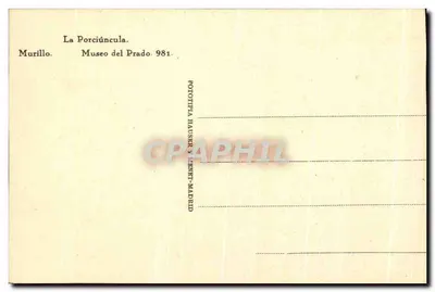 La Porciúncula — Murillo — Musée du Prado, série 981 — Rewers