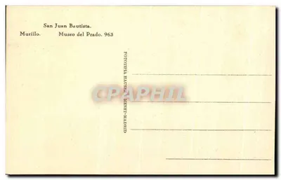 San Juan Bautista — Murillo — Muzeum Prado. 963 — Rewers