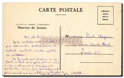 Wokół basenu Arcachon — Zbiorniki Jacquets — Léon Léonard — Rewers