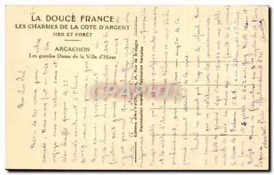 Kiefernwald — Arcachon — Éditions d'Art Yvon — Rückseite