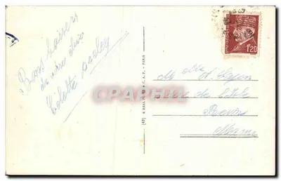 St-Monore-Les-Bains — Ogólny widok — wydawca N.D. — Rewers