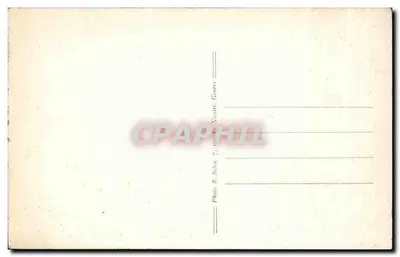 Bilhete postal antigo Villaz Pension Maison De Repos Du Dr. Privat — Verso