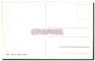 Genève. Uitzicht op de Oever en de Kade van de Pâquis — Jaeger Edities, n° 4007 — Achterkant