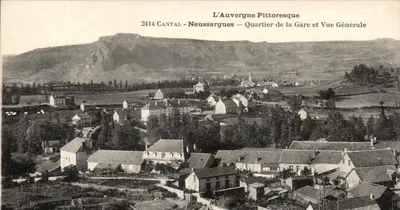 Neussargues — Bairro da Estação e Vista Geral — L'Auvergne Pittoresque