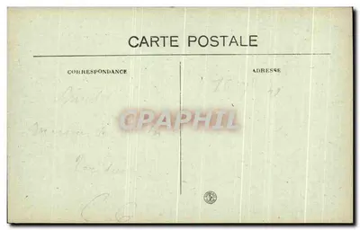 Lourdes — Quarto ocupado por Bernadette e seus pais durante as Aparições — Edit. F. Virun — Verso