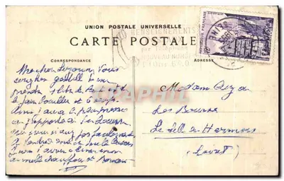 La Vallée Tré-Auray — La Grande Roche de la Route de la Chartreuse — Collection Villard, Quimper — Verso