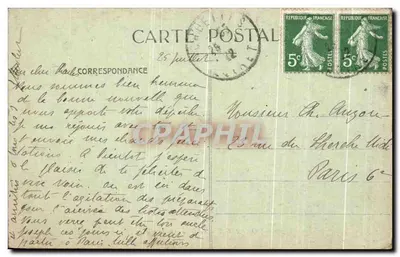 Montargis - La Estación, vista interior — C.F.M. editor — Reverso